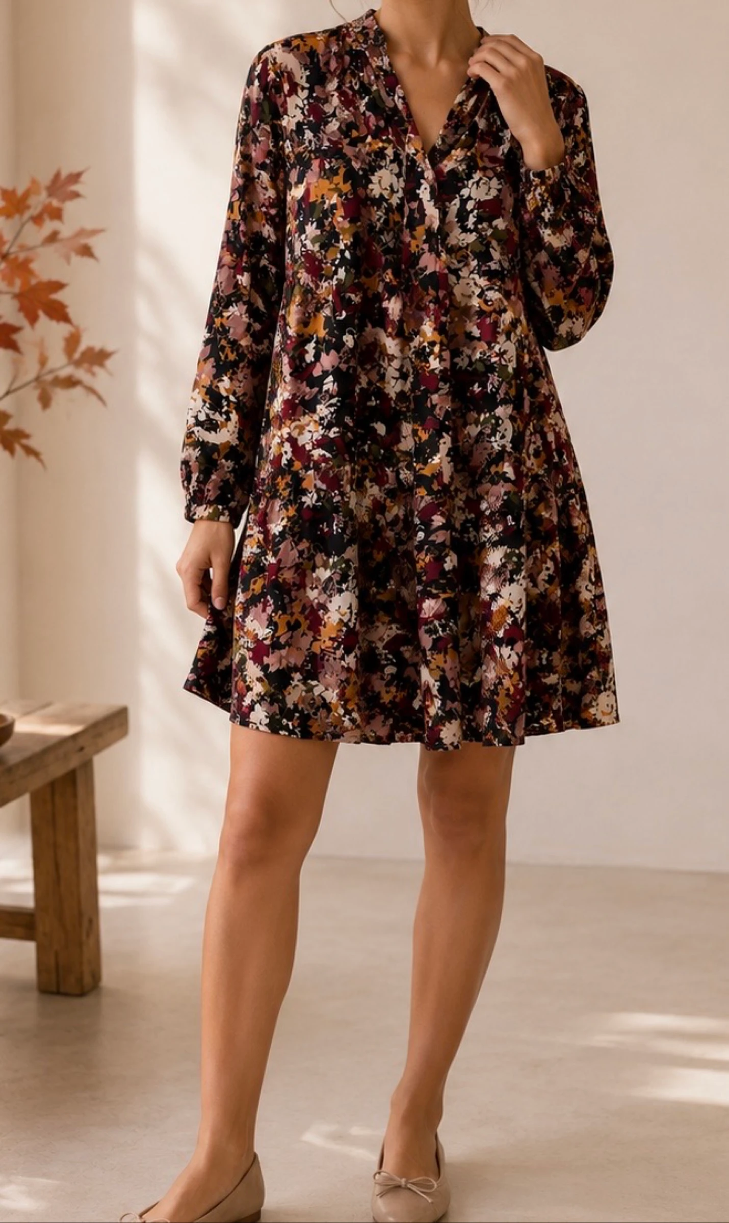 Maison Marley mini vestido estampado floral talla S 36 – photo 2